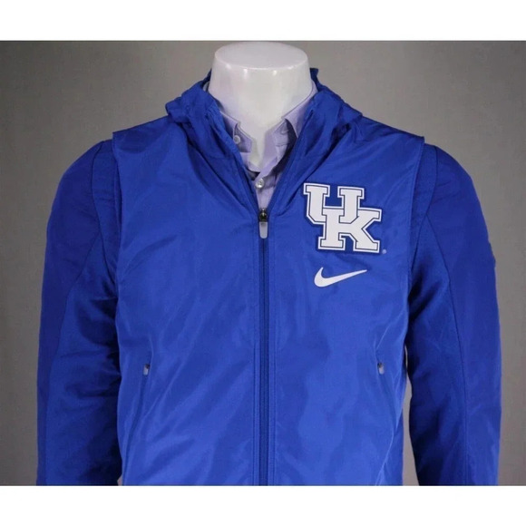Kentucky Wildcats Nike Hyper Elite On-Court Basketball Full-Zip Hooded Jacket~ S - Picture 6 of 15